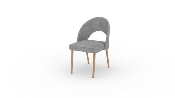 Foto Conjunto mesa de comedor extensible - 140/180 - 6 sillas - gris - RODOS 82L
