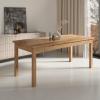 Foto Conjunto mesa de comedor extensible - 140/180 - 6 sillas - gris - RODOS 82L