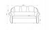 Foto Set de salón de hogar 3 ( Sofa cama )+1+1 Beige/Marron OFERTA - Lord