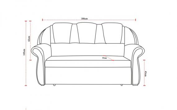 Foto Set de salón de hogar 3 ( Sofa cama )+1+1 Beige/Marron OFERTA - Lord