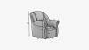 Foto Set de salón de hogar 3 ( Sofa cama )+1+1 Beige/Marron OFERTA - Lord