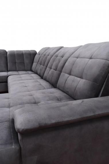 Foto SOFÁ GRANDE CON CAMA Y DOS ARCONES I FORMA DE U I REPOSACABEZAS RECLINABLES I PATAS ALTAS 330 CM X 212 CM