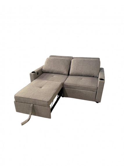 Foto Sofá cama 2 pl. moderno+USB+type-C+portavasos - Costa R 173 cm