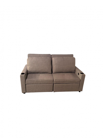 Foto Sofá cama 2 pl. moderno+USB+type-C+portavasos - Costa R 173 cm