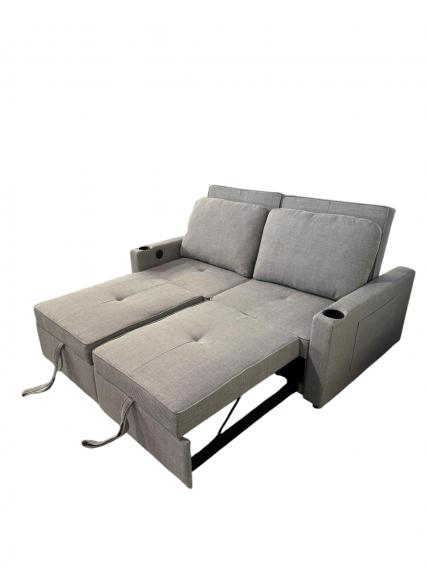 Foto Sofá cama 2 pl. moderno+USB+type-C+portavasos - Costa R 173 cm