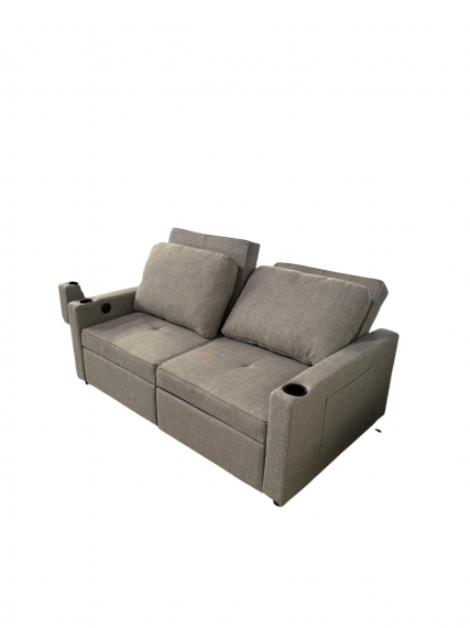 Foto Sofá cama 2 pl. moderno+USB+type-C+portavasos - Costa R 173 cm