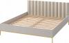 Foto Conjunto de dormitorio moderno: cama+cabecero, 2 mesitas, cómoda, armario - KASZMIR