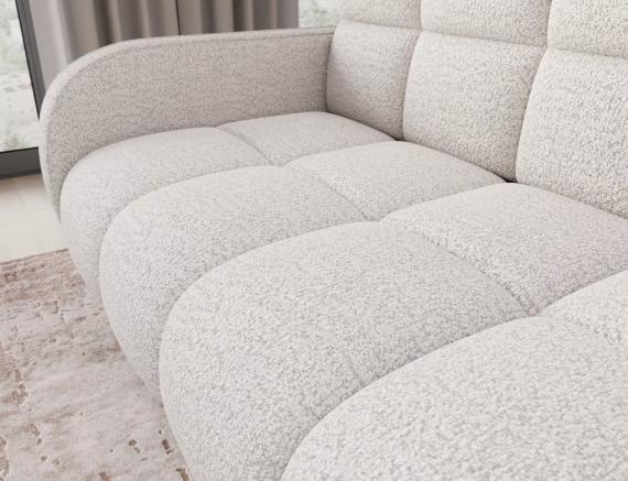 Foto Sofá cama - 154x103 - blanco - 3 plazas - Deverio