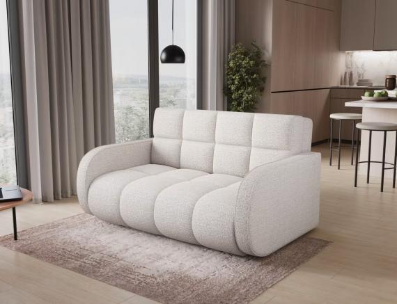 Foto Sofá cama - 154x103 - blanco - 3 plazas - Deverio