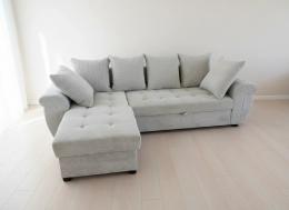 Sofá Cama Chaise Longue Porto L – Estilo Moderno, Confort de Lujo y Versatilidad Reversible