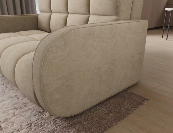Foto Sofá cama - 154x103 - beige - 3 plazas - Deverio