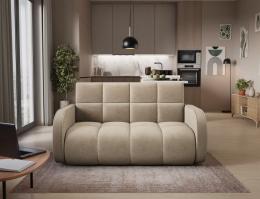 Sofá cama - 154x103 - beige - 3 plazas - Deverio