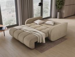 Sofá cama - 154x103 - beige - 3 plazas - Deverio