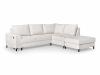 Foto Sofá cama+arcon con puf+USB 260x170 ( puf 95x78 )  - BRANDO L, Crema