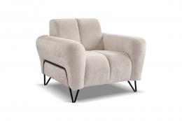 Sillon - 1 plaza - crema - VOLARE