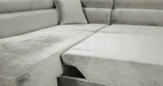Foto Sofá cama U XXL - gris claro - 405X203 - ANTON UXXL