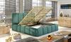 Foto Cama estructura de madera, elevación de gas, cajón de cama 140/160/180x200 - EDVIGE