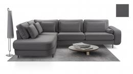 SOFÁ RINCONERA GRANDE I PATAS ALTAS I FILIP GRIS OSCURO