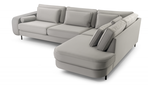 Photo SOFÁ RINCONERA GRANDE I PATAS ALTAS I FILIP GRIS OSCURO