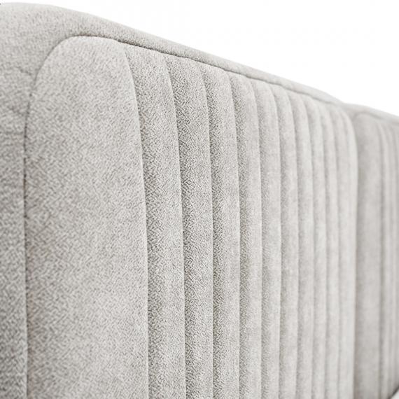 Foto Cama 140/160/180 x 200 + colchón + topper + almacenaje - LAMELLO Gris claro
