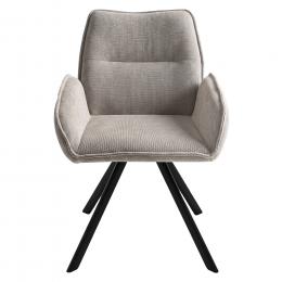 SILLA GIRATORIA Beige Grisáceo - ZERRA