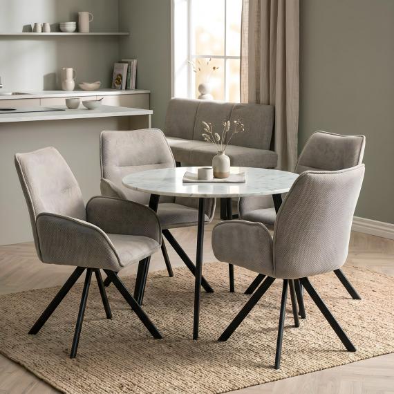 Foto SILLA GIRATORIA Beige Grisáceo - ZERRA