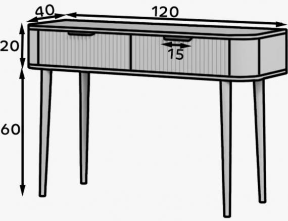 Foto Tocador - 120cm - CHAVELLE