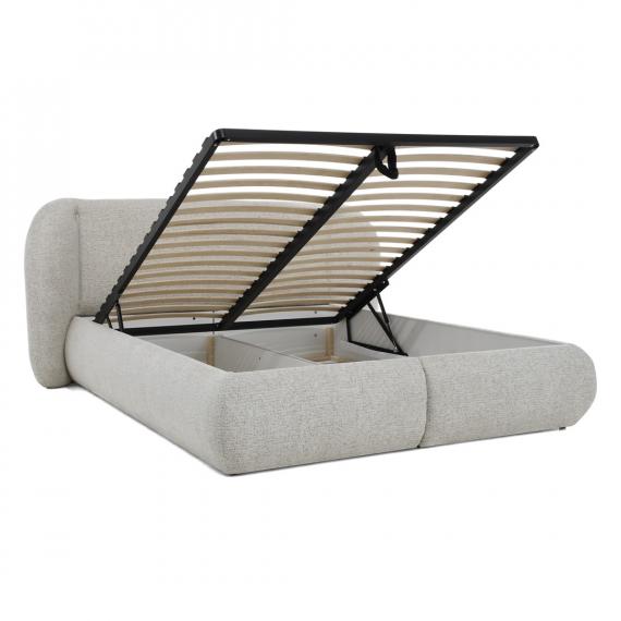 Foto Cama con luces LED crema - COCO