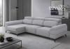 Foto Sofá Chaise Longue con Asientos Deslizantes y Cabeceros Reclinables  Gris claro – Siena