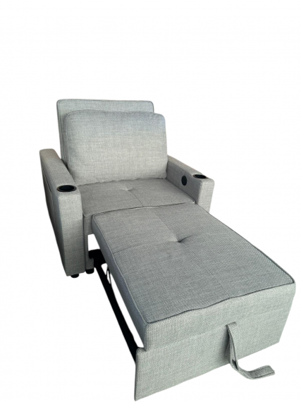 Foto Sillon cama 1 pl.  moderno+USB+type-C+portavasos - Costa R 1 plaza