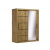 Foto Armario con puertas correderas - 160 cm - roble artesano - MOX