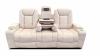 Foto Sofa relax electricos reclinables - portavasos - cargador inalambico - luces LED - puerto usb - 3 plazas - beige - TEXAS