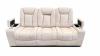 Foto Sofa relax electricos reclinables - portavasos - cargador inalambico - luces LED - puerto usb - 3 plazas - beige - TEXAS