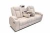 Foto Sofa relax electricos reclinables - portavasos - cargador inalambico - luces LED - puerto usb - 3 plazas - beige - TEXAS