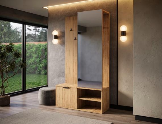 Foto Mueble recibidor Roble Artesanal  - Oturra