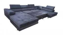 Sofa cama - dos arcones - 350x200 - gris - ANTON U