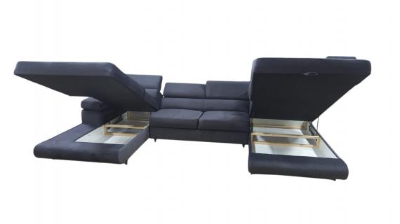 Foto Sofa cama - dos arcones - 350x200 - gris - ANTON U Foto Sofa cama - dos arcones - 350x200 - gris - ANTON U