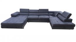 Sofa cama - dos arcones - 350x200 - gris - ANTON U