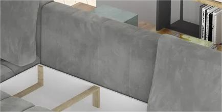 Foto Sofá Cama Panorámico Premium  Tokyo U  – Confort Gigante y Estilo Vanguardista