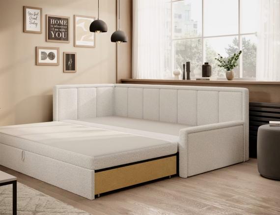 Foto Sofá cama - blanco - 214 cm - FULGEO