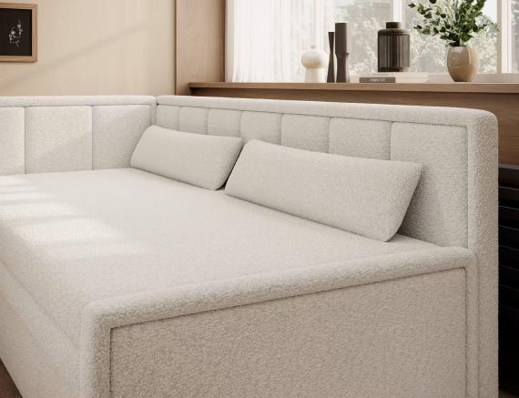 Foto Sofá cama - blanco - 214 cm - FULGEO