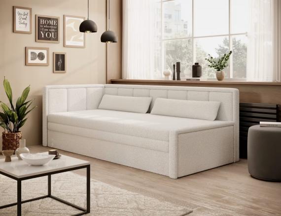 Foto Sofá cama - blanco - 214 cm - FULGEO