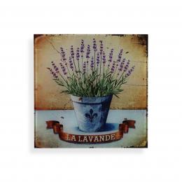 CUADRO CRISTAL LAVANDA 30X30 - Referencia: 20231441