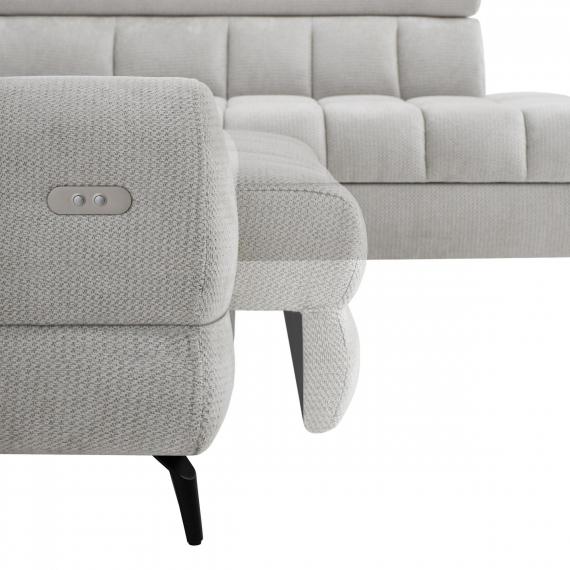 Foto Sofá Rinconera con Asiento Deslizante Eléctrico Anthracite – Vento