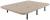 Base tapizada con barras de acero 135x190 + 6 patas – Bazio