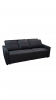 Foto Sofá cama 3 pl. moderno+USB+type-C+portavasos - Costa R 3 plazas - gris oscuro - 210 cm