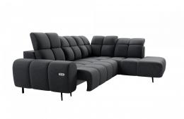 Sofá motorizado - negro - 275x225 - SERGIO L