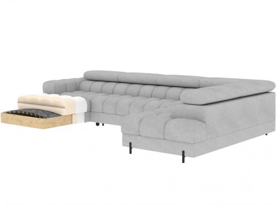 Foto SOFÁ CAMA - DOS ARCÓNES - GRIS - 355X202 -  FERARIA NUEVO 2025