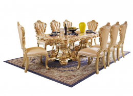 Mesa de comedor y 8 sillas