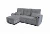 Photo 2-SOFA PACK - 3-Seater Reversible Chaise Longue Sofa Bed with Storage, Dark Grey Corduroy Fabric - COSTA LUX €100 OFF